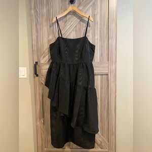 Kate Spade x Target Black Taffeta-style sundress. Size 1X. NWT